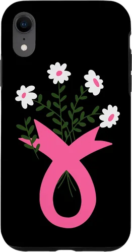 Miniatura 24 de Flower Jar Pink Ribbon Breast cancer Awareness Month Women Case for iPhone 16