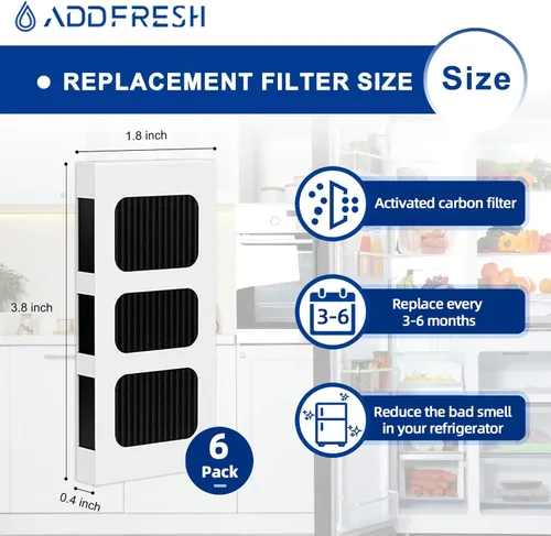 Miniatura 3 de Filtro de aire de repuesto para refrigerador compatible con filtros Paultra2 Frigidaire PureAir Ultra 2 - Pure Air Ultra 2 - Pureair Ultra ii