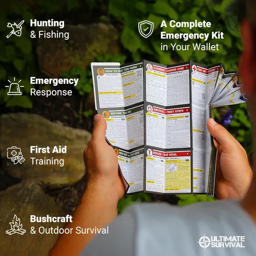 Miniatura 3 de Pequeña guía de supervivencia – Manual de bolsillo de preparación de emergencia Micro EDC para camping, senderismo, bushcraft, SAS y primeros