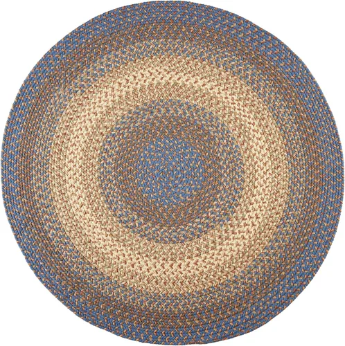 Miniatura 26 de Rhody Rug Easy Living EL33 Taupetone - Alfombra ovalada trenzada de 4 x 6 pies, decoración del hogar, tapete para piso o dormitorio, de fácil