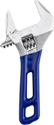 Miniatura 9 de Llave inglesa ajustable de apertura grande con mango corto de 8 pulgadas