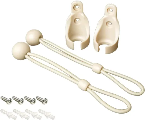 Miniatura 9 de Coolaroo - Kit de amarre de persianas enrollables para exteriores Coolaroo, persianas enrollables para exteriores e interiores y cubiertas de Marrón