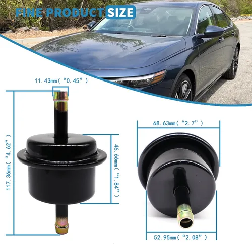 Filtro de Fluido de Transmisión Automática ATF 25430-PLR-003 044-0382 Compatible con Honda Accord Civic CRV CRZ Element Fit Insight Odyssey,
