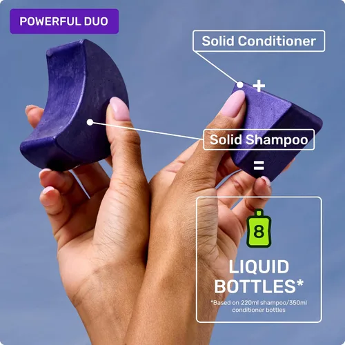 Miniatura 7 de Barra de Acondicionador Morado Ethique para tonificar cabello cobrizo - Sin plástico, sin crueldad, vegano, 2.12 oz - Anteriormente Tone it Down