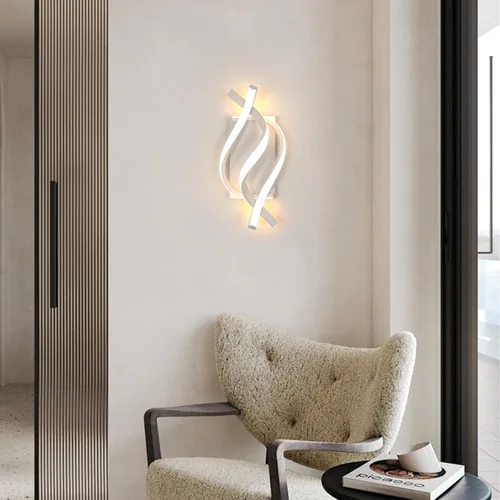 Miniatura 8 de Aplique de pared, apliques LED de 21 W, iluminación de pared para interiores, luces de pared para dormitorio, sala de estar, restaurante, pasillo