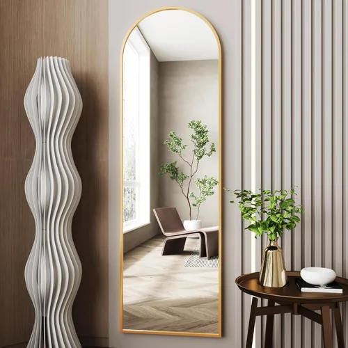 Miniatura 9 de AUYHM Espejo de Pared de Cuerpo Completo 18"x58", Espejo de Suelo Arqueado, Espejos de Pared de Cuerpo Completo, Espejos de Pared Arqueados, Espejo