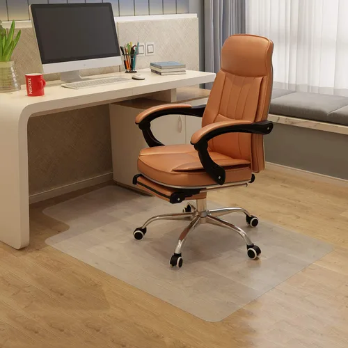 Miniatura 6 de Tapete para silla de oficina para suelo de madera dura, 48 x 36 pulgadas, protector de suelo transparente para silla de oficina, alfombrilla