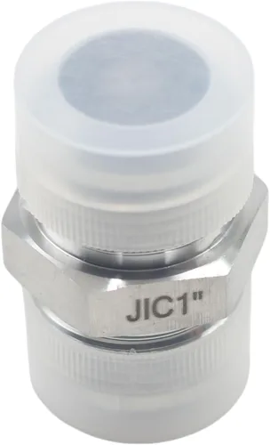 Miniatura 3 de HFS(R) 1" JIC Male x 1" JIC Male Flare Union Tube Pipe Fittings Straight Stainless Steel 304