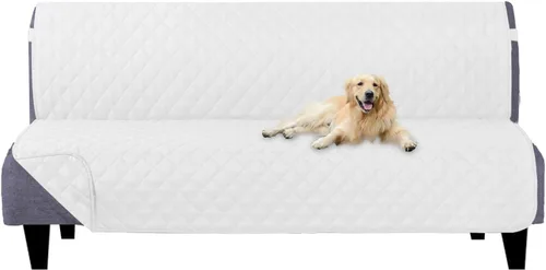 Miniatura 118 de U-NICE HOME Funda de sofá reversible para perros con correas elásticas, resistente al agua, protector de muebles para mascotas, funda de sofá