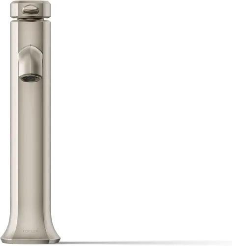 Miniatura 9 de Kohler 27003-4-BN Occasion - Grifo alto para lavabo de baño con una sola manija, 1.2 gpm, níquel cepillado vibrante Vibrant Brushed Nickel