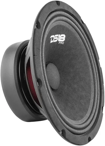 Miniatura 11 de DS18 PRO-GM6.4B - Altavoz de 6.5 pulgadas, rango medio, bala de aluminio roja, 480 W máximo, 140 W RMS, 4 ohmios, altavoces de puerta de audio
