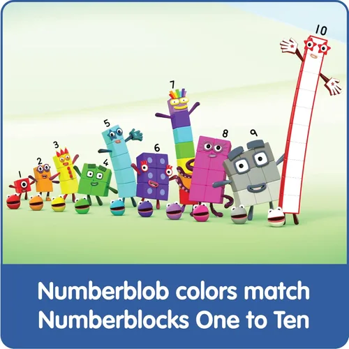 Miniatura 10 de hand2mind Numberblocks Numberblob - Juego de contador de matemáticas, manipuladores educativos de matemáticas, números para niños pequeños, juguetes