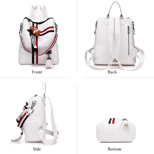 Miniatura 7 de FANDARE Mochila de moda para mujer, bolsas de hombro impermeables, mochilas antirrobo, Negro -, Classic