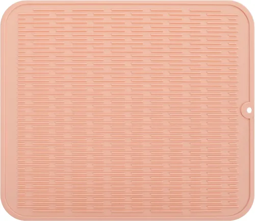 Miniatura 90 de MicoYang Alfombrilla de silicona para secado de platos para múltiples usos, fácil de limpiar, ecológica, resistente al calor, alfombrilla