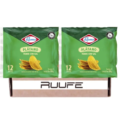 Platanito Verde (paquete de 24) es un aperitivo colombiano de papas fritas de plátano colombiano Comida colombiana Dulce colombiano Snack food Dulce