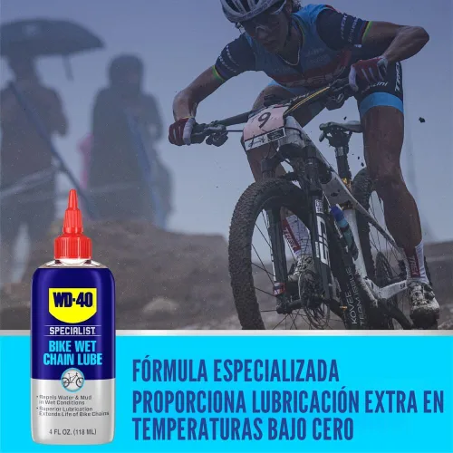 Miniatura 6 de WD-40 Bike - Lubricante para bicicletas de todas las condiciones, limpiador para bicicletas, desengrasante, lubricante seco y húmedo