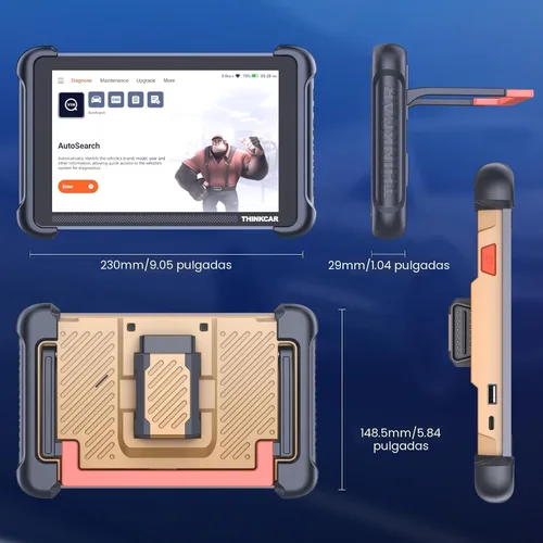 Miniatura 8 de THINKCAR Herramienta de escaneo bidireccional, THINKSCAN 689BT Herramienta de diagnóstico automotriz para todo el sistema, escáner OBD2