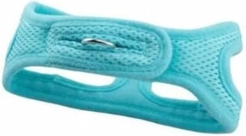 Miniatura 6 de Arnés ChokeFree de malla velpro, mascota, hombro cuello, L, Rosado