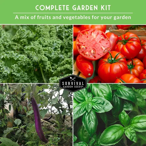 Miniatura 4 de Kit de iniciación de huerto – 20 semillas tradicionales sin OMG para plantar Kit de jardín familiar de regalo para jardines de la victoria
