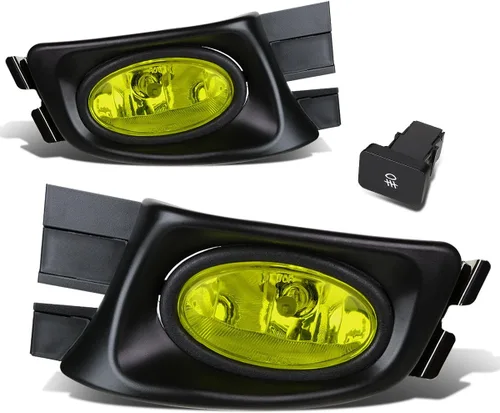 DNA MOTORING FL-ZTL-116-AM - Luz antiniebla para parachoques delantero y lado del pasajero, mejora la visibilidad [compatible con Honda Accord 4Dr