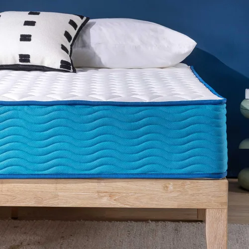 Miniatura 5 de Best Price Mattress Colchón híbrido de 10 pulgadas, superficie firme, espuma de soporte, resortes ensacados, espumas y telas certificadas como