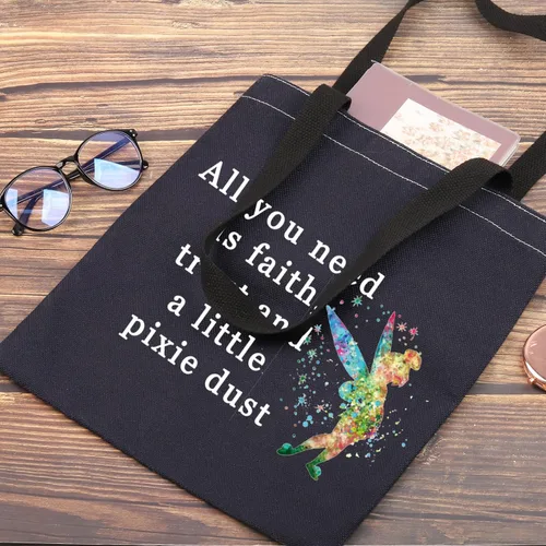 Miniatura 5 de G2TUP Bolsa de maquillaje inspirada en la película de cuento de hadas, Faith Trust y Pixie Dust, bolsa de maquillaje de viaje para fanáticos, Todo
