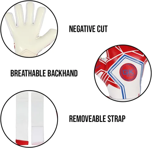 Miniatura 2 de GK Saver Guantes de portero de fútbol profesional 3D Blackout Savefingers Guantes de portero talla 6 a 11 Spectrum S2