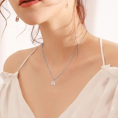 Miniatura 9 de DanLingJewelry 150 – 200 dijes de letras aleatorias de acero inoxidable 304 mezclados del alfabeto A-Z, surtidos para fabricación de joyas