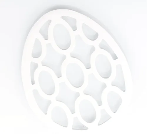 Miniatura 2 de Old Dutch 391BP" Big Egg Trivet, 10.125x8x0.5, negro