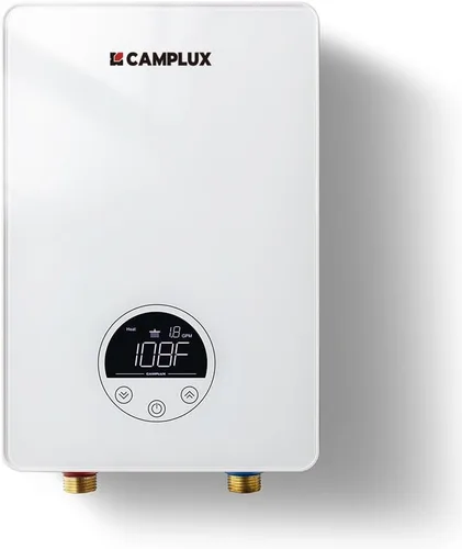 Miniatura 9 de CAMPLUX Calentador Eléctrico de Agua Caliente de 6 Galones, 120-Volt con Cable 1440W Calentador de Agua Eléctrico de Mini-Tanque para Punto de Uso