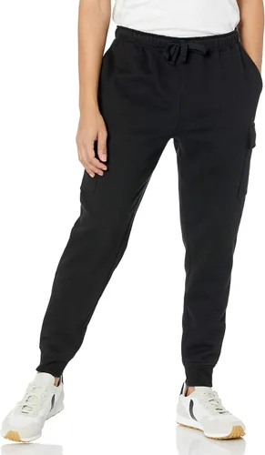 Tienda Essentials Pantalón deportivo de forro polar tipo cargo para hombre con ajuste relajado
