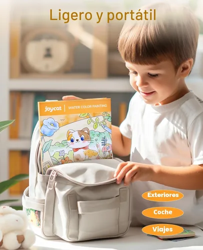 Miniatura 6 de JoyCat Libros de pintura con agua para colorear para niños pequeños, juegos de pintura de acuarela para niños de 3 a 5 años, 4 a 8 años, actividades