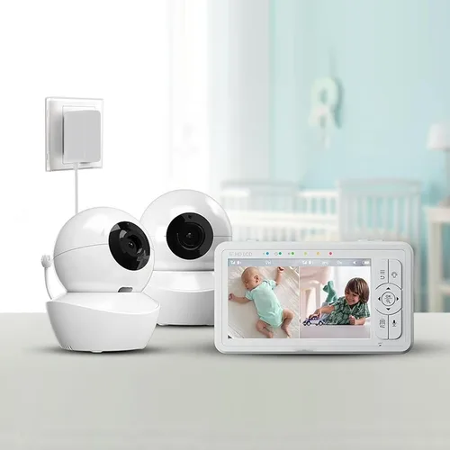 Miniatura 7 de Lnauy Adaptador de corriente para monitor de bebé de video Babysense compatible con el cargador de monitor Babysense HDS2