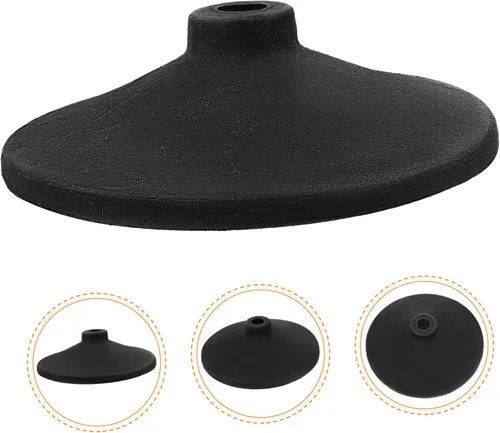 Miniatura 5 de BESPORTBLE Soporte de bastones de agilidad de fútbol, base de goma, soporte de poste de base de goma, soporte de poste de velocidad de entrenamiento