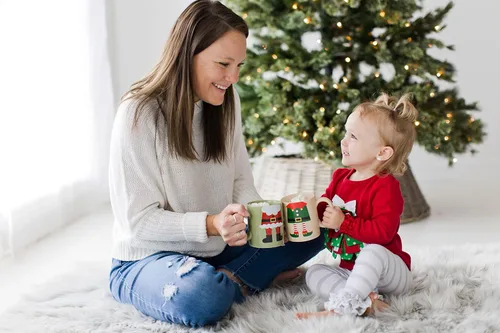 Miniatura 4 de Pearhead Bah Hum Bug - Taza de café de Navidad, decoración del hogar de temporada, ideas de regalo para rellenar calcetines, apta para microondas