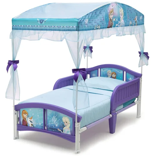 Miniatura 7 de Delta Children Silla tapizada, Disney Mickey Mouse & Canopy cama para niños pequeños, Disney Frozen
