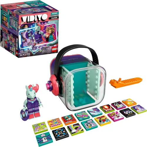 Miniatura 6 de LEGO VIDIYO Unicorn DJ Beatbox 43106 Kit de construcción con minifigura; a los niños creativos les encantará producir videos musicales llenos