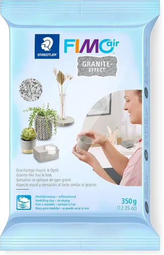 Miniatura 10 de STAEDTLER lufttrocknende Modelliermasse FIMO aire, grau, sofort gebrauchsfähig, kein Brennvorgang notwendig, 17.64 oz, angenehme Haptik, klebt gris