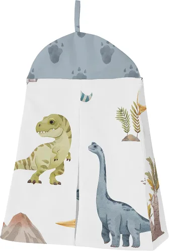 Miniatura 6 de Sweet Jojo Designs Acuarela dinosaurio dinosaurio niño bebé cuna juego de cama infantil habitación de bebé transpirable malla transpirable cuna