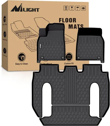 Miniatura 19 de Nilight Alfombrillas TPE para Volvo VNL 300 430 630 670 730 780 2004-2018 Volvo VT modelos 2006-2010 para todo tipo de clima, ajuste personalizado
