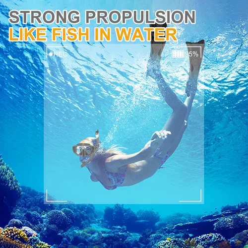 Miniatura 7 de Snorkeling Gear for Adults, Mask Fins Snorkel Set, Panoramic View Diving Mask Anti-Fog, Anti-Leak, Dry Top Snorkel and Dive Flippers with Travel Bag