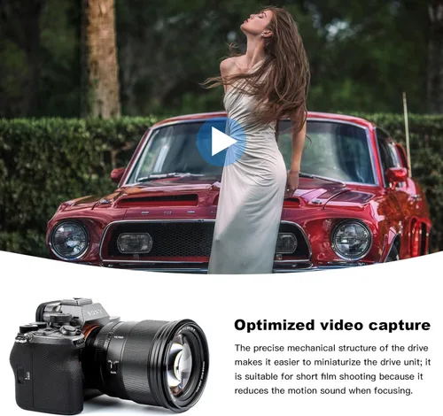 Miniatura 6 de VILTROX PRO 75mm F1.2 f/1.2 lente prime de montaje E APS-C con enfoque automático de gran apertura para cámaras Sony E-Mount a7R a7RIII a7IV a7RV A1