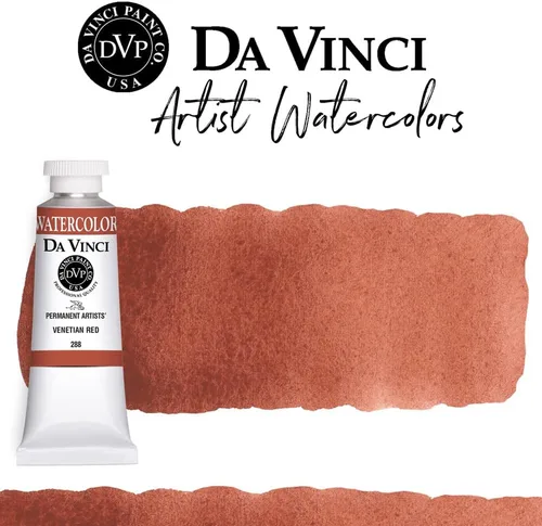 Miniatura 236 de DA VINCI PAINTS Pintura Acuarela Profesional para Artistas, Alizarin Crimson (Quinacridone), 37ml Índigo