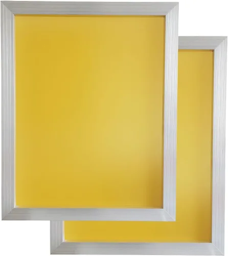 Miniatura 5 de YLZ Pantallas de impresión de pantalla de seda de aluminio 16 x 20 pulgadas Frame-110 malla blanca (2 PC)