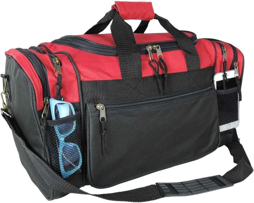 Miniatura 11 de DALIX - Bolsa deportiva de 20 pulgadas con bolsillos de malla y para objetos de valor, para gimnasio y viaje