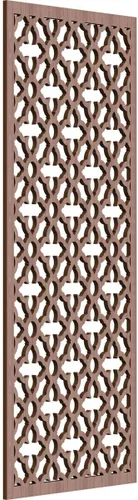 Miniatura 78 de Madison Paneles de pared decorativos de madera con calado, 9 3/8 pulgadas de ancho x 24 3/8 pulgadas de alto x 3/8 de alto, roble rojo rojo (Red Oak)