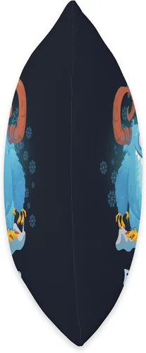 Miniatura 2 de Family Matching Pajamas Yeti Snowman Christmas Cute Yeti - Almohada de invierno con diseño de muñeco de nieve, 16 x 16 pulgadas, multicolor