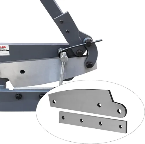 Miniatura 5 de KAKA INDUSTRIAL Cizalla manual de metal HS-12, máquina de corte sin garganta de 12 pulgadas para chapa, acero y barras redondas, herramienta