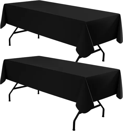 Miniatura 51 de homing - Mantel cuadrado de vinilo, mantel de plástico impermeable y a prueba de derrames con respaldo de franela, cubierta de mesa fácil de limpiar