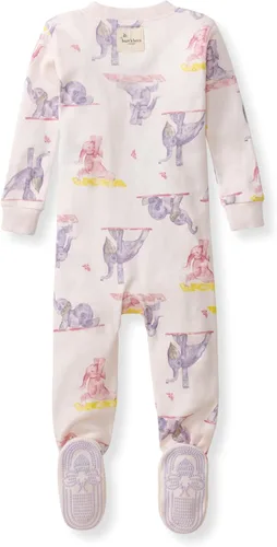 Miniatura 86 de Burt's Bees Baby Pijama para bebé niña, 100% algodón orgánico, pijama de una pieza, overol diagonal con cremallera, ajuste cómodo